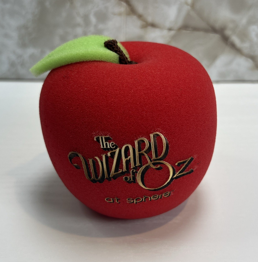 The Wizard of Oz At Sphere Apple Souvenir Foam Las Vegas Collectible Movie Prop